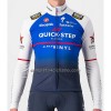 Maglia 2022 Quick-Step Alpha Vinyl Thermal Manica Corta Blu Bianco Maglia 2022 Quick-Step Alpha Vinyl Thermal Manica Corta Blu Bianco